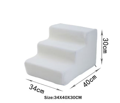 Removable Washable Pet Stairs Non-Slip Dog Bed Steps