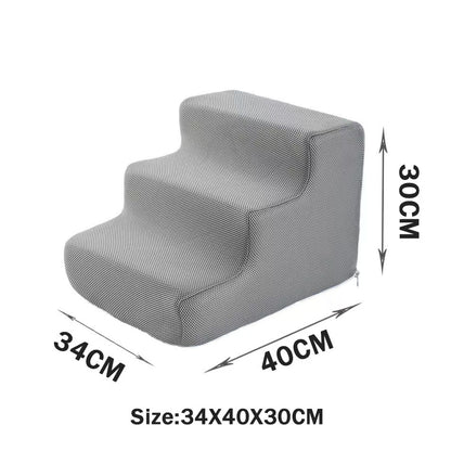 Removable Washable Pet Stairs Non-Slip Dog Bed Steps