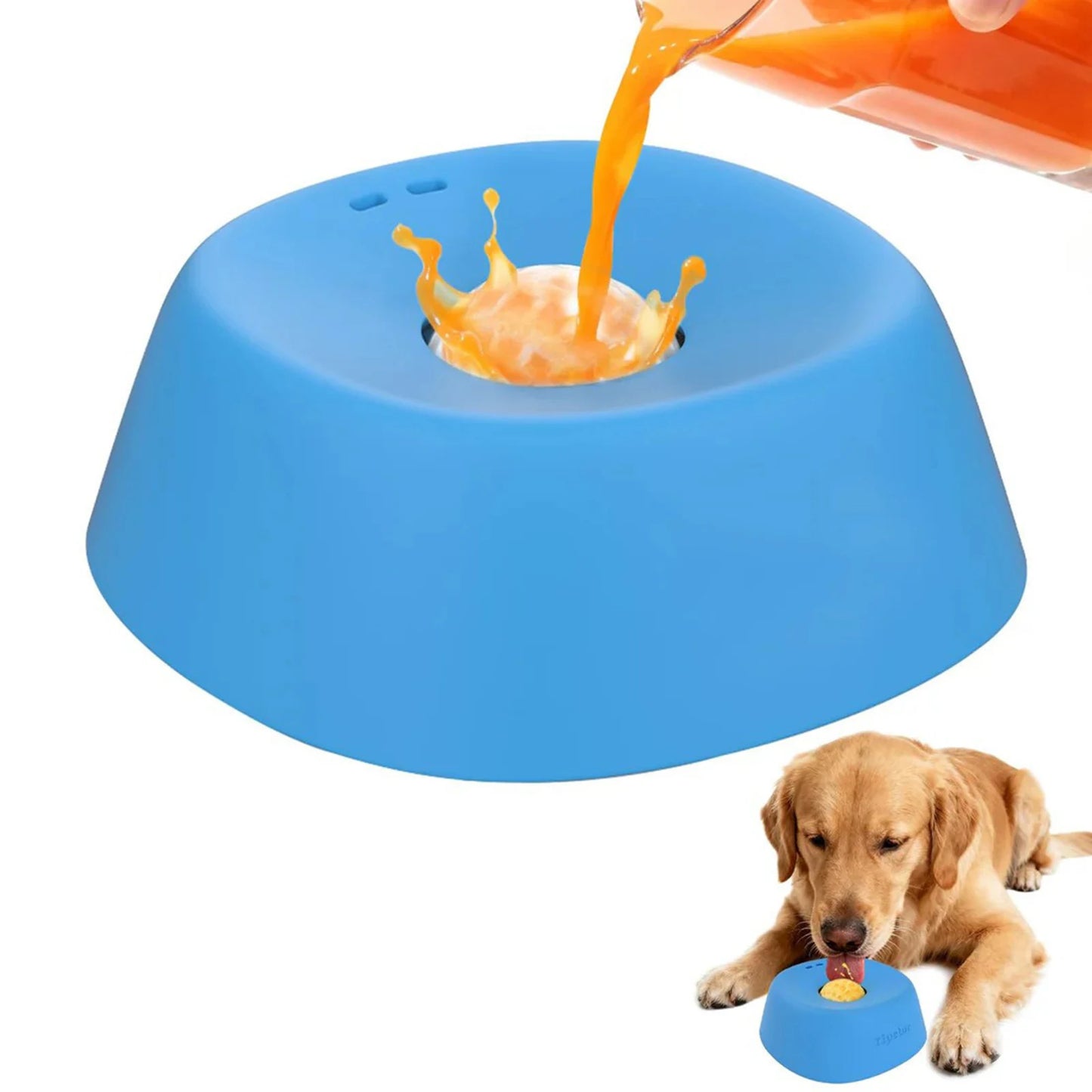 Dog Lick Toy, Slow Feeder & Anxiety Relief Licking Mat for Dogs & Cats, Non-Slip Suction Cup Interactive Food Dispenser for Food