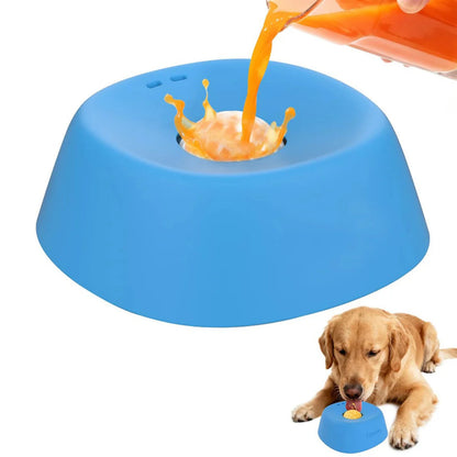 Dog Lick Toy, Slow Feeder & Anxiety Relief Licking Mat for Dogs & Cats, Non-Slip Suction Cup Interactive Food Dispenser for Food