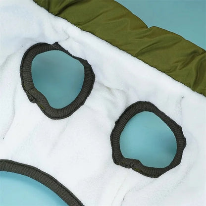 Waterproof Dog Jacket with Harness Winter Warm Dog Coat | Splash-Proof Pet Clothes for Labrador Golden Retriever French Bulldog Pug