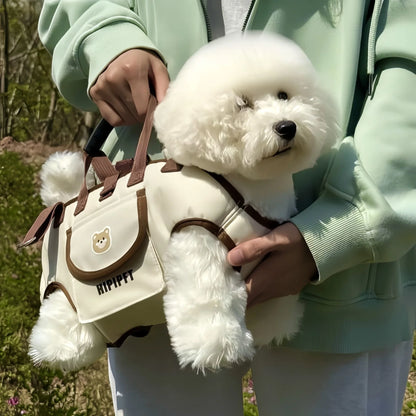 Hands-Free Pet Carrier Backpack, Breathable Portable Dog Cat Travel Bag with Safety Leash, for Small Dogs Cats Outdoor Hiking