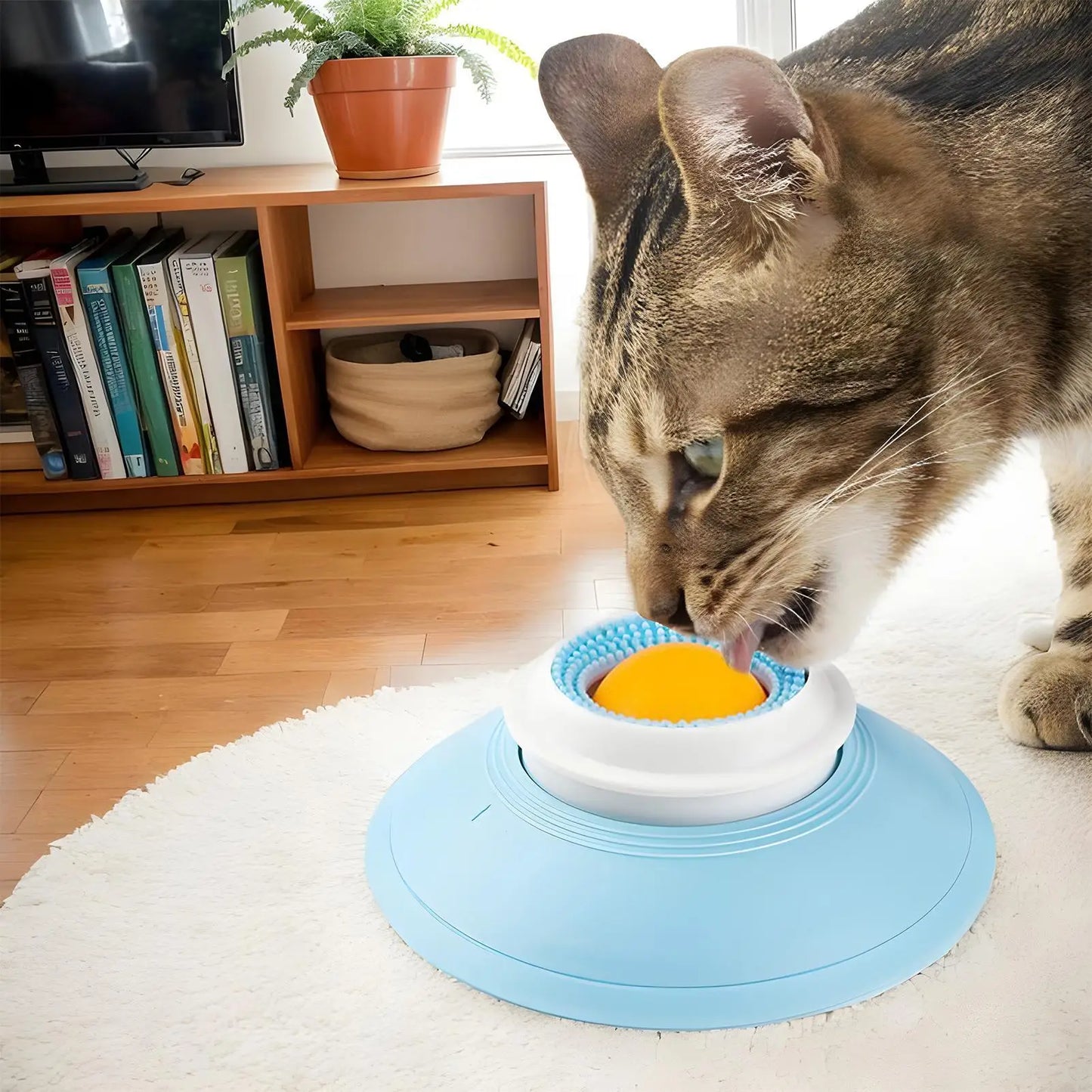 Pet Licking Bowl Dog Slow Feeder with Suction Cup Anti-Choking Snuffle Pet Calming Mat Pet Tongue Cleaning and Smell Toy