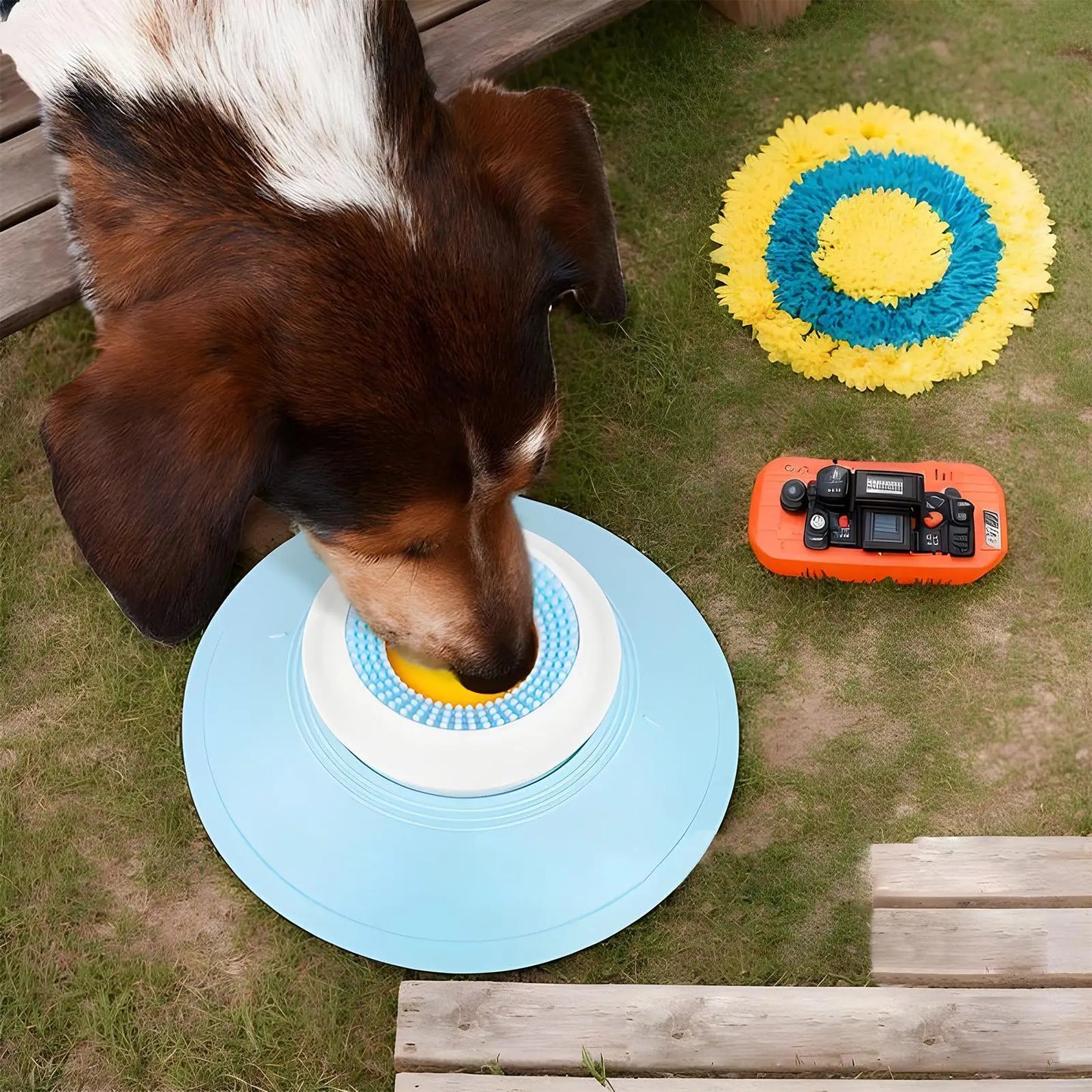 Pet Licking Bowl Dog Slow Feeder with Suction Cup Anti-Choking Snuffle Pet Calming Mat Pet Tongue Cleaning and Smell Toy